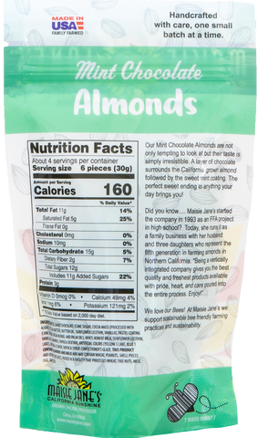 Mint Chocolate Almonds