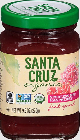 Santa Cruz Seedless Red Raspberry Fruit Spread