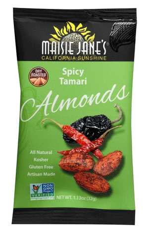 1.13 oz Spicy Tamari Almonds 6 Pack