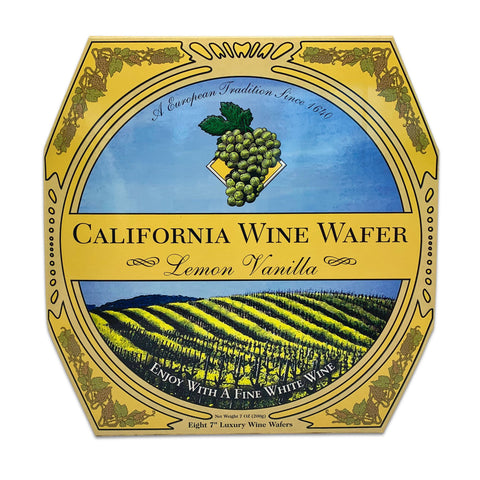 California Wine Wafer - Lemon Vanilla